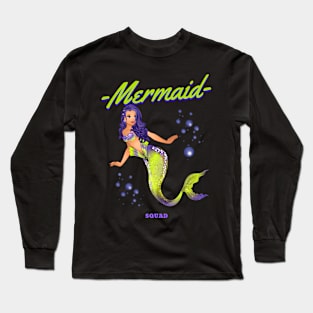 Mermaid Squad Long Sleeve T-Shirt